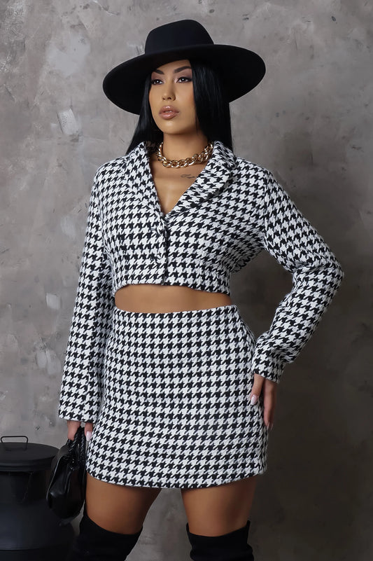 Houndstooth Honey 2 piece Set